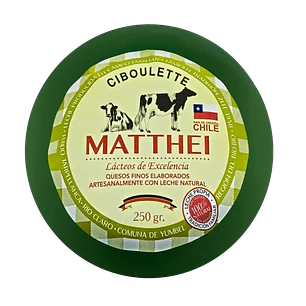 Queso Especiado Ciboulette Matthei 250 g