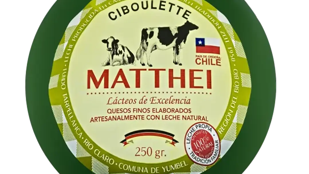 Queso Especiado Ciboulette Matthei 250 g 1