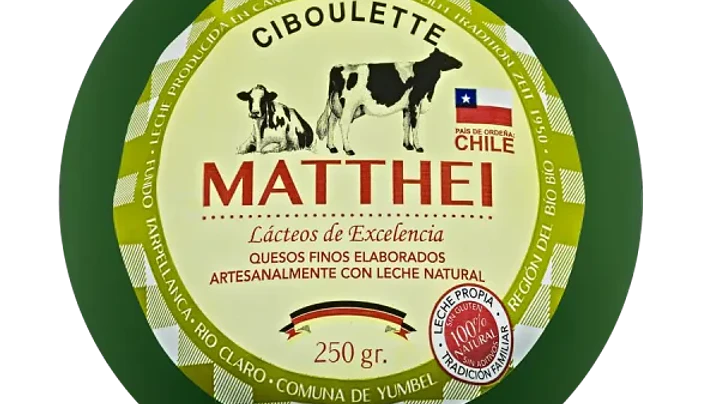 Queso Especiado Ciboulette Matthei 250 g 1