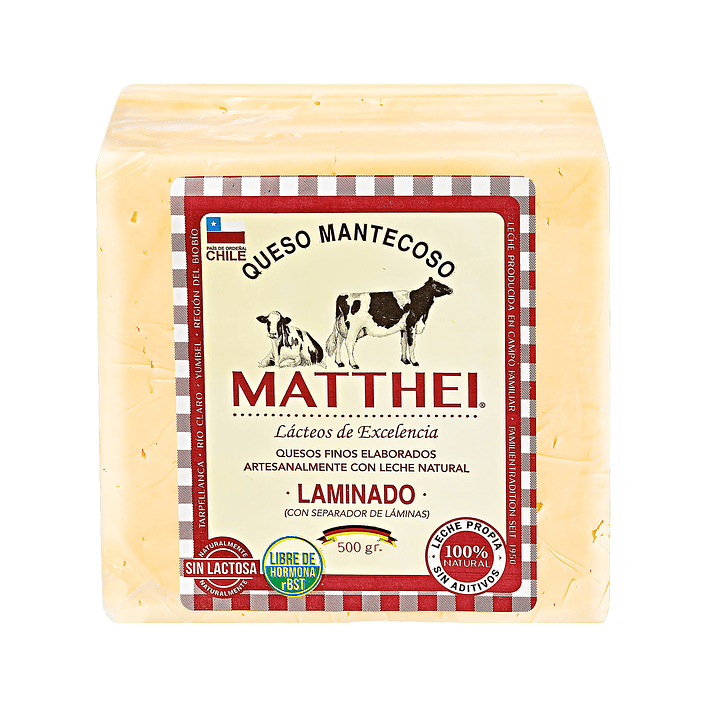 Queso mantecoso laminado 500Gr 1