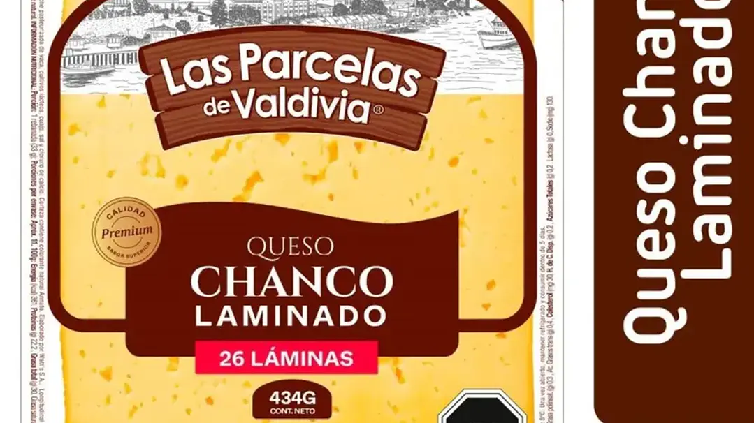 Queso Laminado Las Parcelas de Valdivia 434 g 1