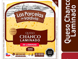 Queso las parcelas laminado 434Gr