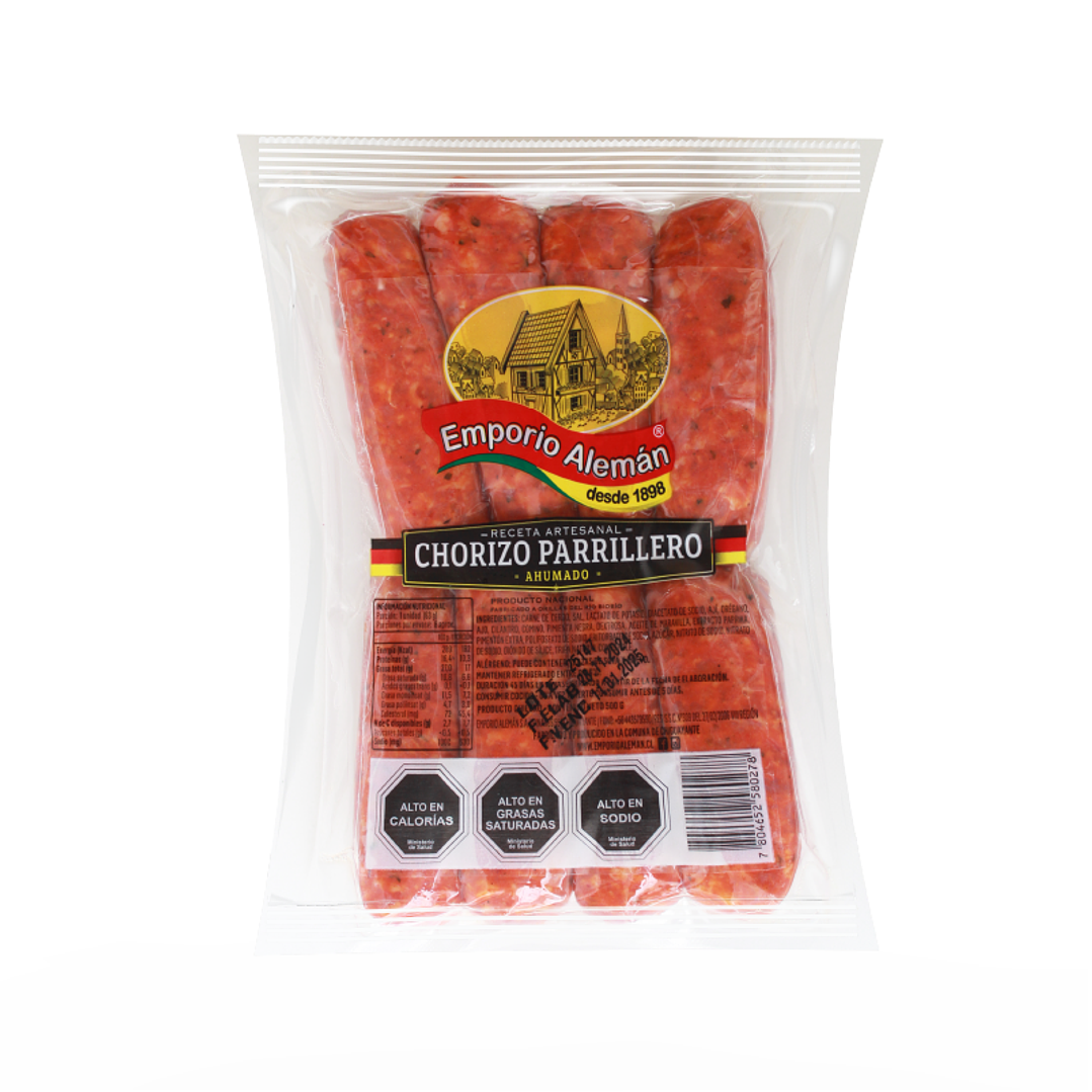 Chorizo parrillero ahumado 500Gr 1