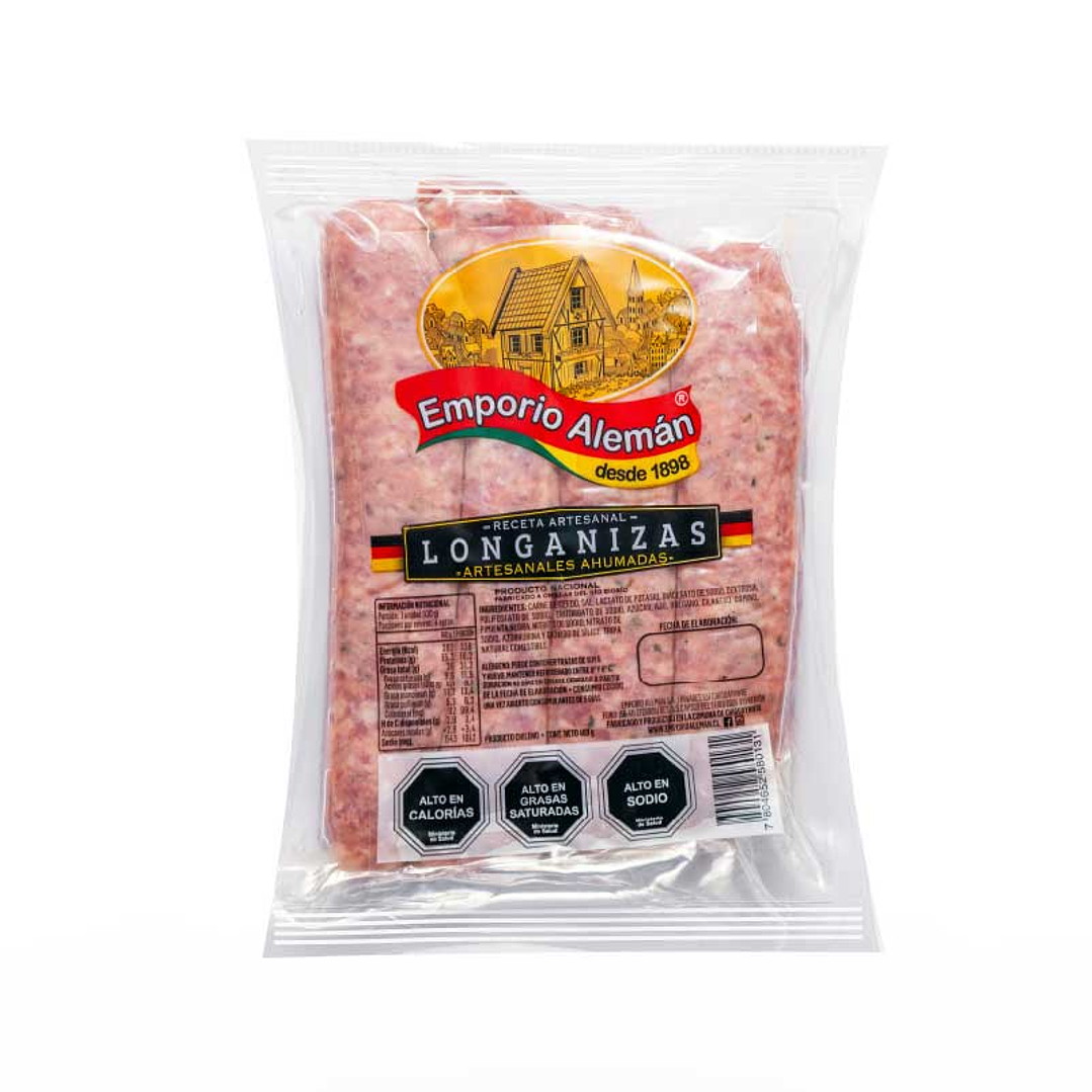 longaniza artesanal 480Gr 1