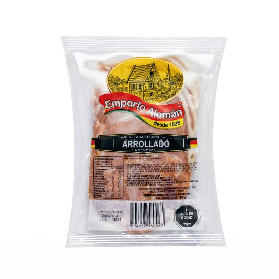 Arrollado sin ají 200Gr 1