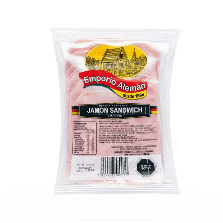 Jamón sandwich 200Gr 1