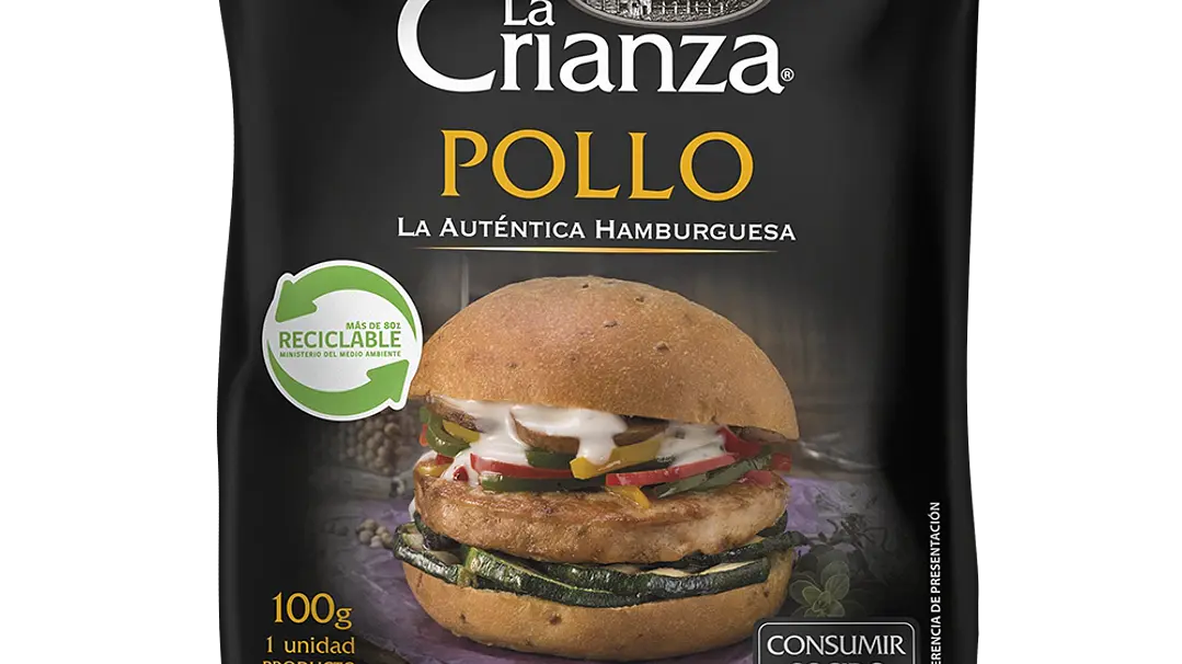 Hamburguesa de pollo 100Gr 1