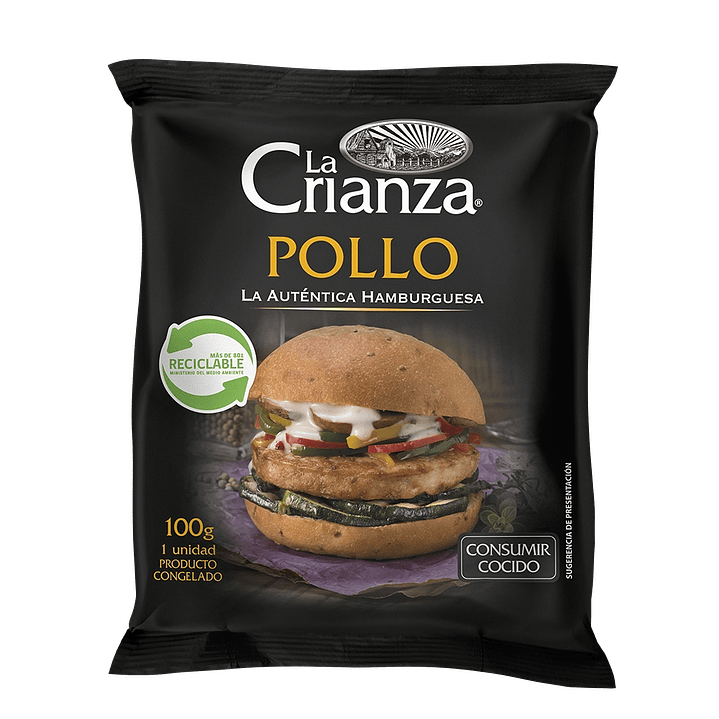 Hamburguesa de pollo 100Gr 1