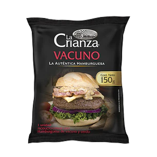 Hamburguesa vacuno 150Gr