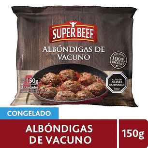Albóndigas de vacuno 150Gr
