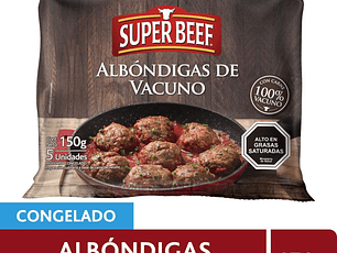 Albóndigas de vacuno 150Gr