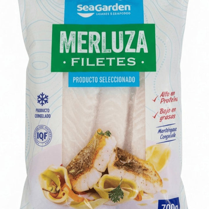 Merluza filetes 100-250 700Gr 1