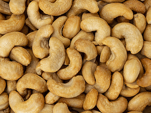 Castañas de cajú sin sal granel