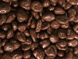 Cranberries con chocolate de leche granel