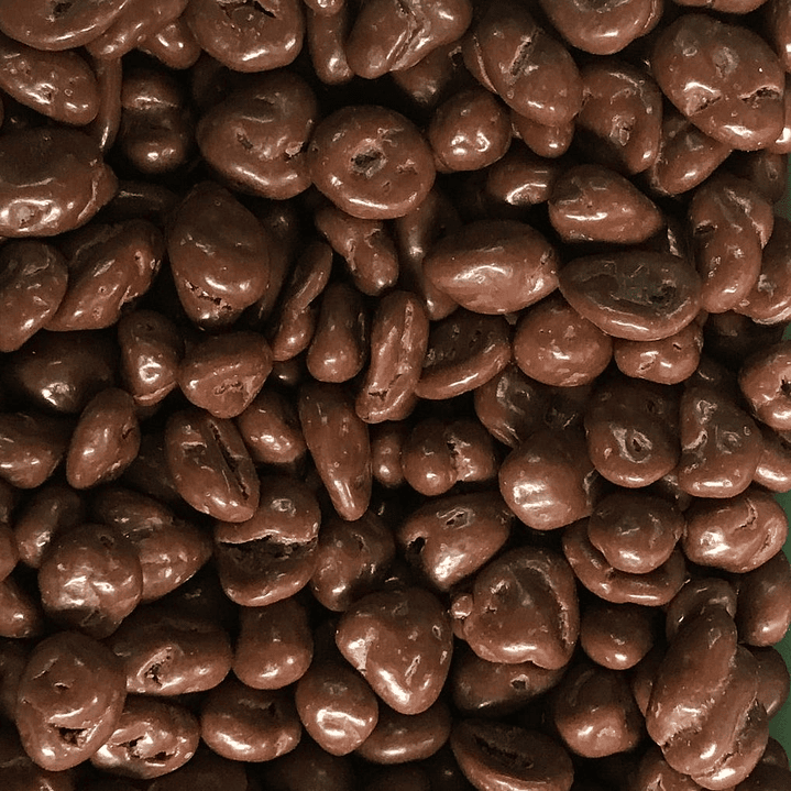 Cranberries con chocolate de leche granel 1