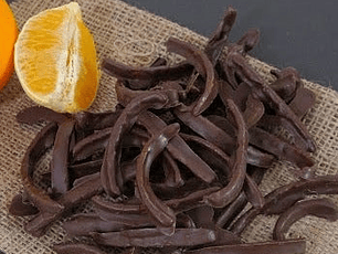 Naranjitas con chocolate bitter granel