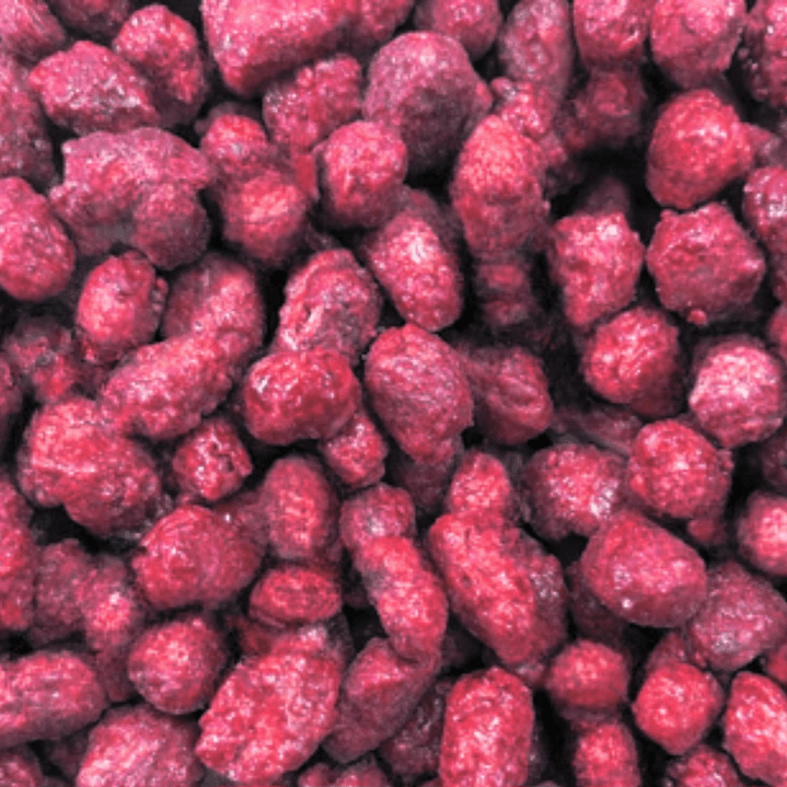 Maní confitado frambuesa granel 1