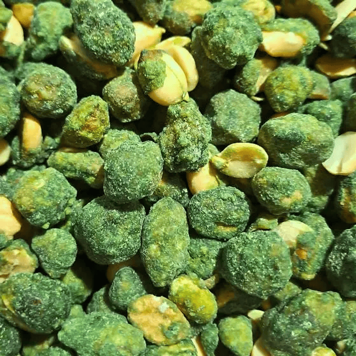 Maní confitado pistacho granel 1