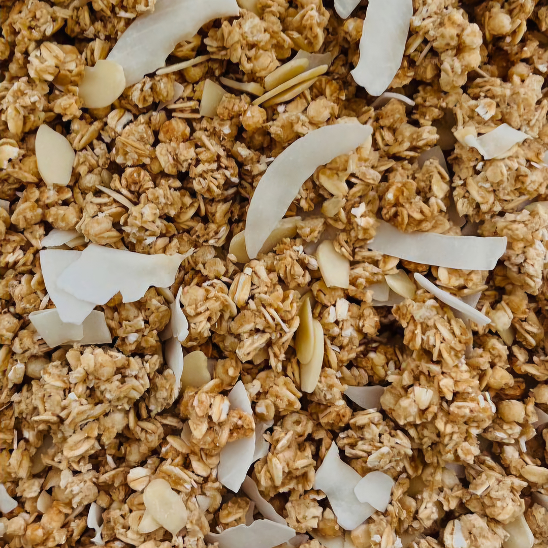 Granola almendra y coco granel 1