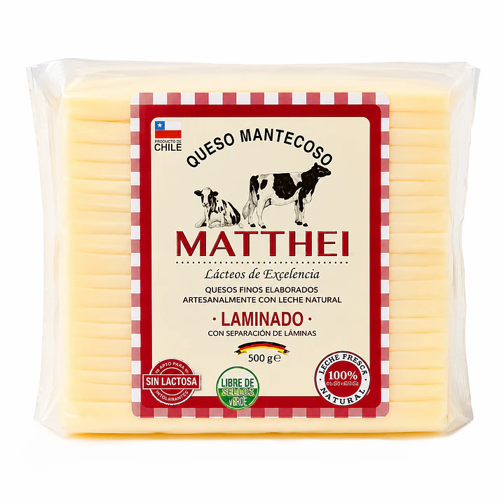 Queso Mantecoso Laminado 500 g 1