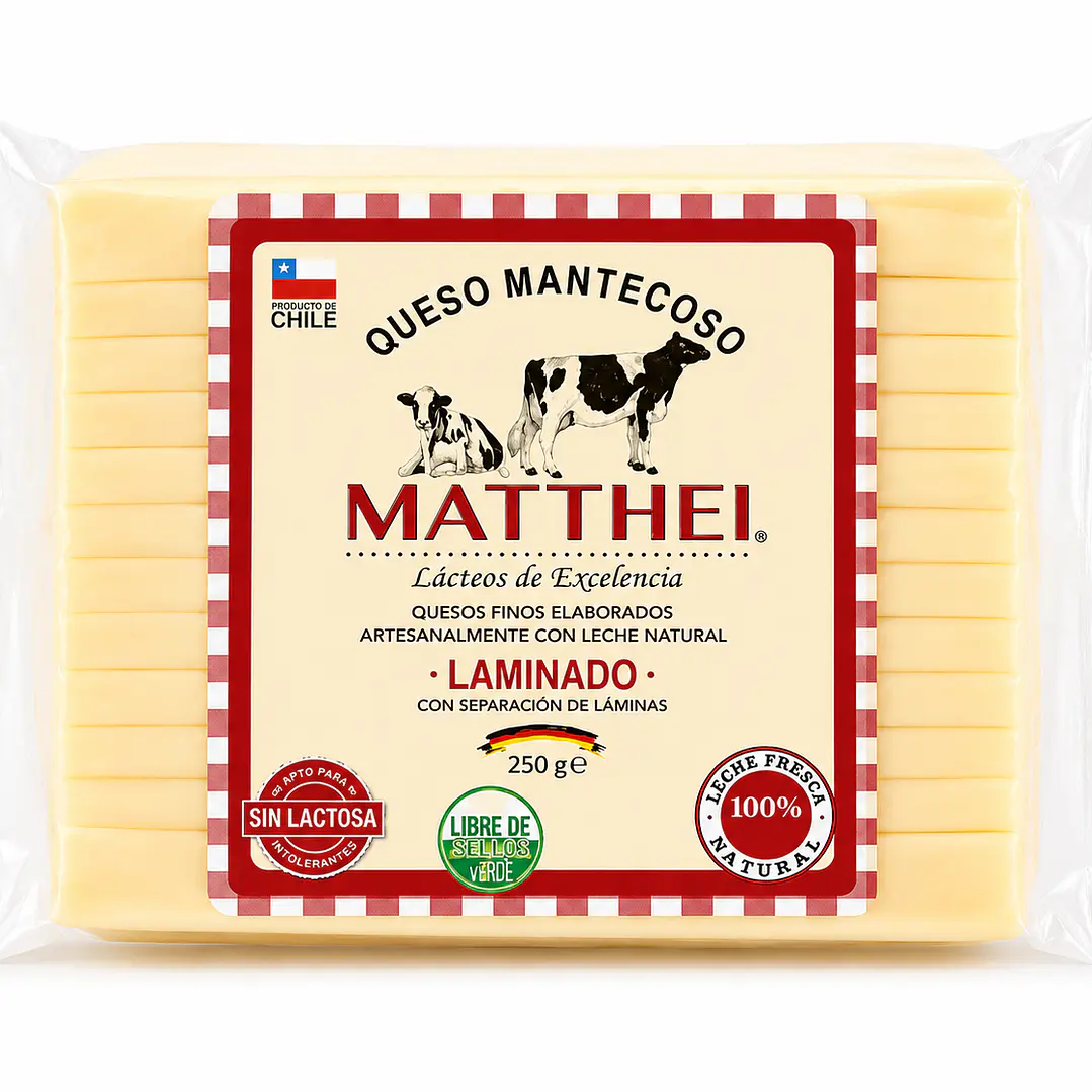 Queso Mantecoso Laminado 250 g 1