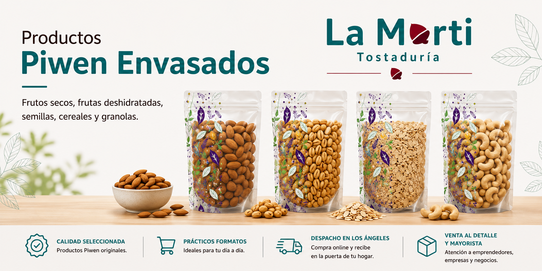 Productos Piwen Envasados