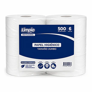 Papel Higiénico Institucional Limpio