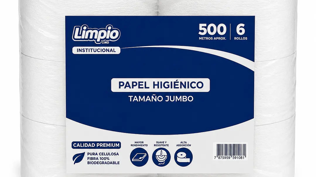 Papel Higiénico Institucional Limpio 1