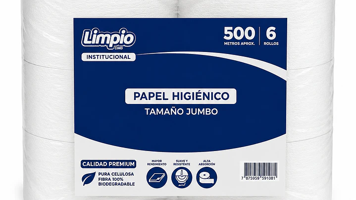 Papel Higiénico Institucional Limpio 1