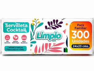 Servilletas Cocktail Limpio