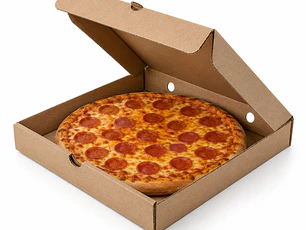 Caja para Pizza Kraft Eco