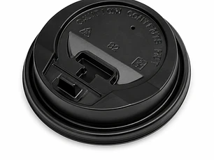 Tapa Capuccino Negra 8 oz y 10/24 oz