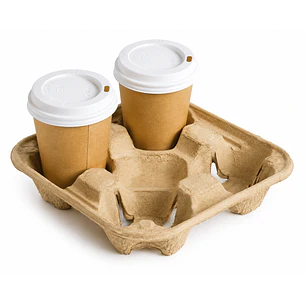 Bandeja Porta Vasos  2 y 4 Cavidades