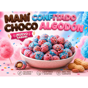 Maní Confitado Choco Algodón de Azúcar a Granel