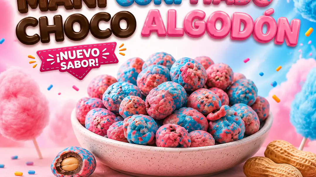 Maní Confitado Choco Algodón de Azúcar a Granel 1