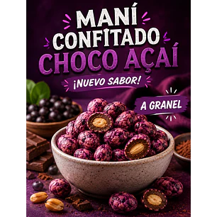 Maní Confitado Choco Açaí a Granel