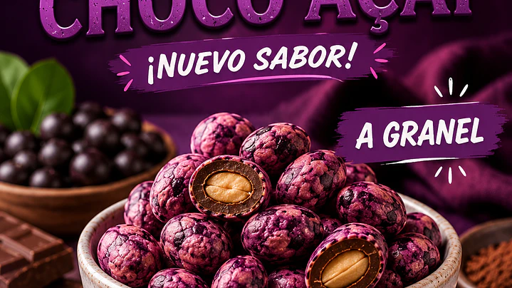 Maní Confitado Choco Açaí a Granel 1