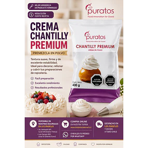 Crema Chantilly Premium Puratos 400 g