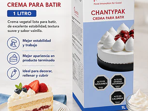 Crema para Batir Chantypak Puratos 1 Litro