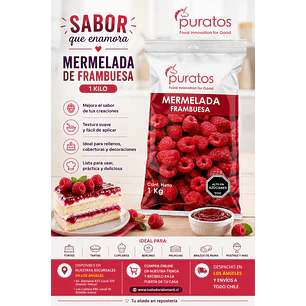 Mermelada de Frambuesa Puratos 1 kg