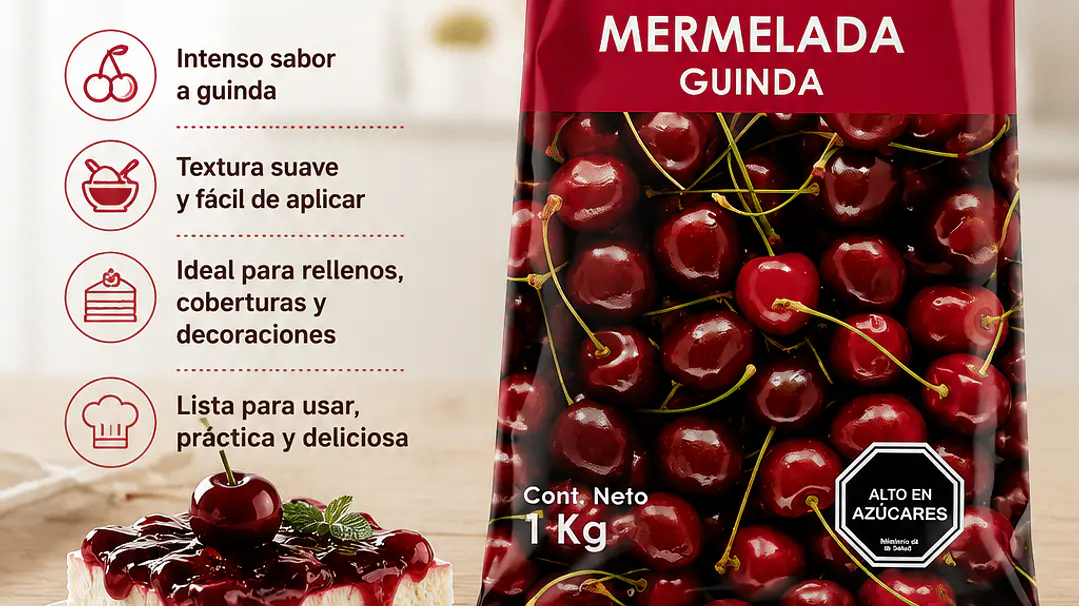 Mermelada de Guinda Puratos 1 kg 1