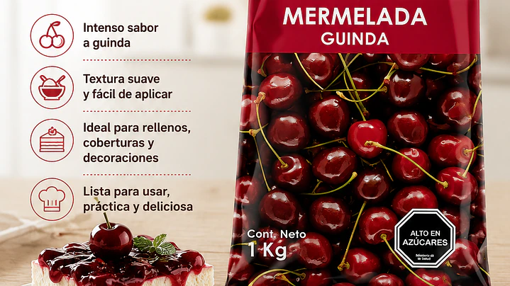Mermelada de Guinda Puratos 1 kg 1