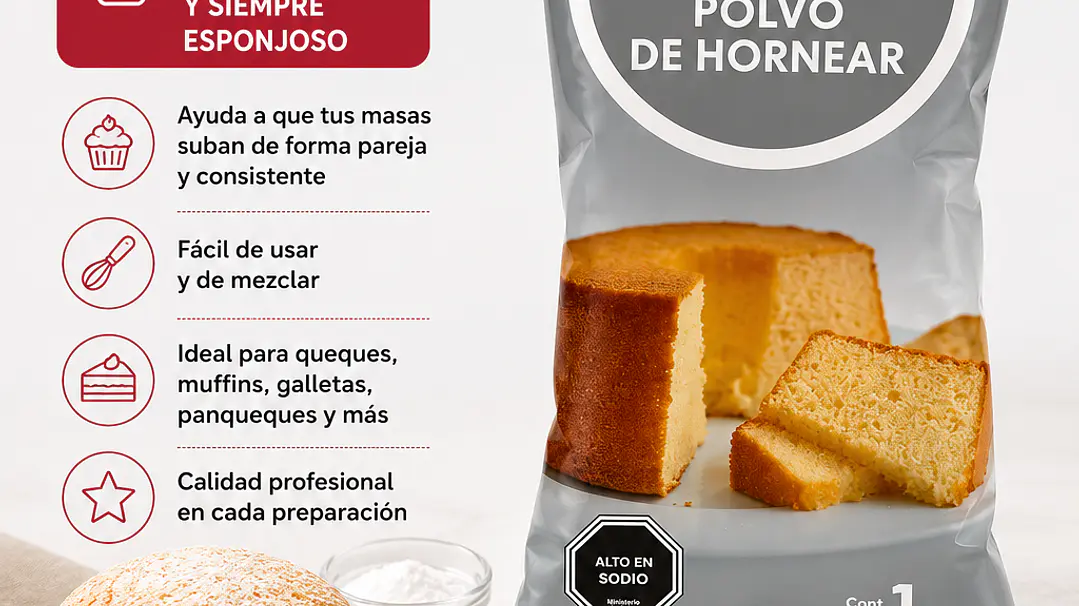 Polvo de Hornear Puratos 1 kg 1