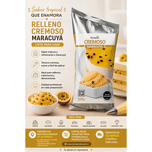 Relleno Cremoso Maracuyá Puratos 1 kg
