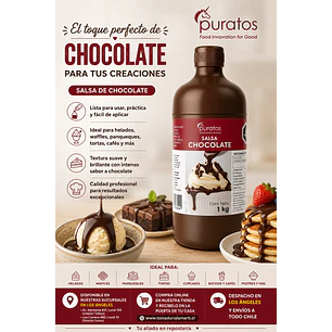 Salsa de Chocolate Puratos 1 Litro