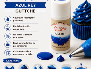 Colorante Gel en Gotas Azul Rey Guttche 20 g