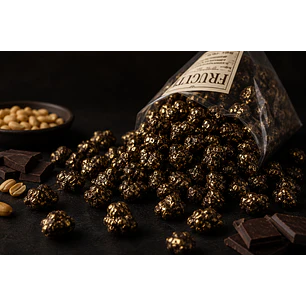 Maní Confitado Choco Oro Negro a Granel