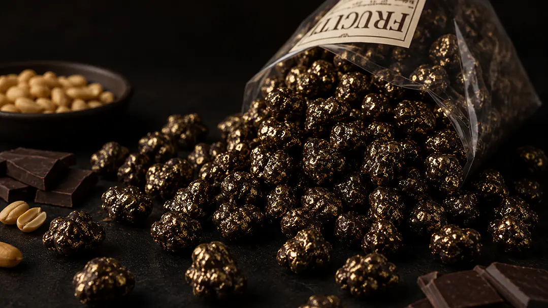 Maní Confitado Choco Oro Negro a Granel 1