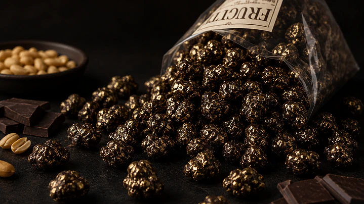 Maní Confitado Choco Oro Negro a Granel 1