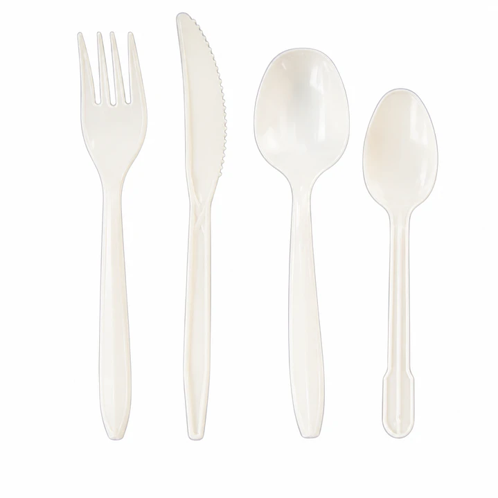 CUCHARA DE SOPA BLANCA PLÁSTICA (1.000 UNIDADES) 1